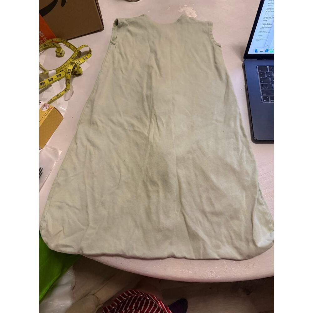 Halo sleep sack light green sz M 6-12 months 16-24 lbs baby 2 way zip cozy - Picture 6 of 8
